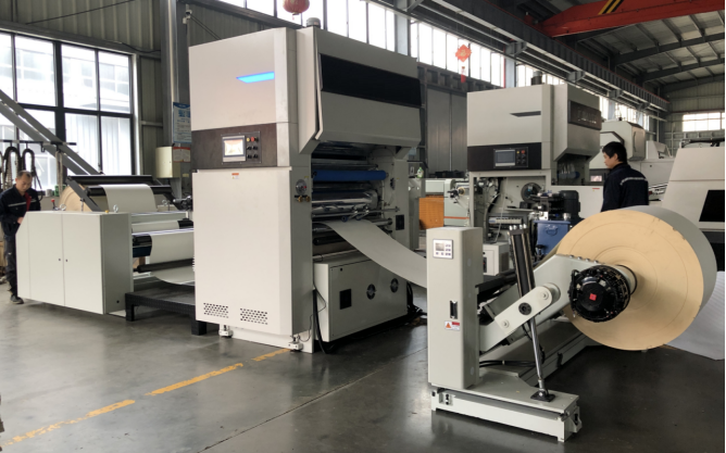 PRY-ER Roll to Roll Fully Automatic Vertical Film Laminating Machine 1