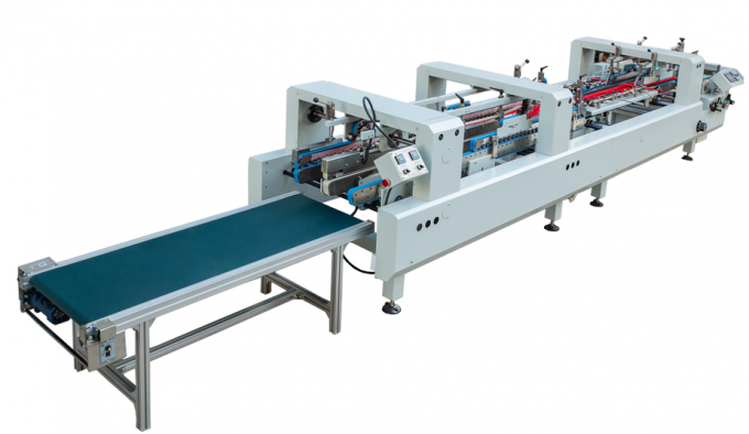 PRY-780 Fully Automatic Side Pasting Plastic Box Folding Gluing Machine 2