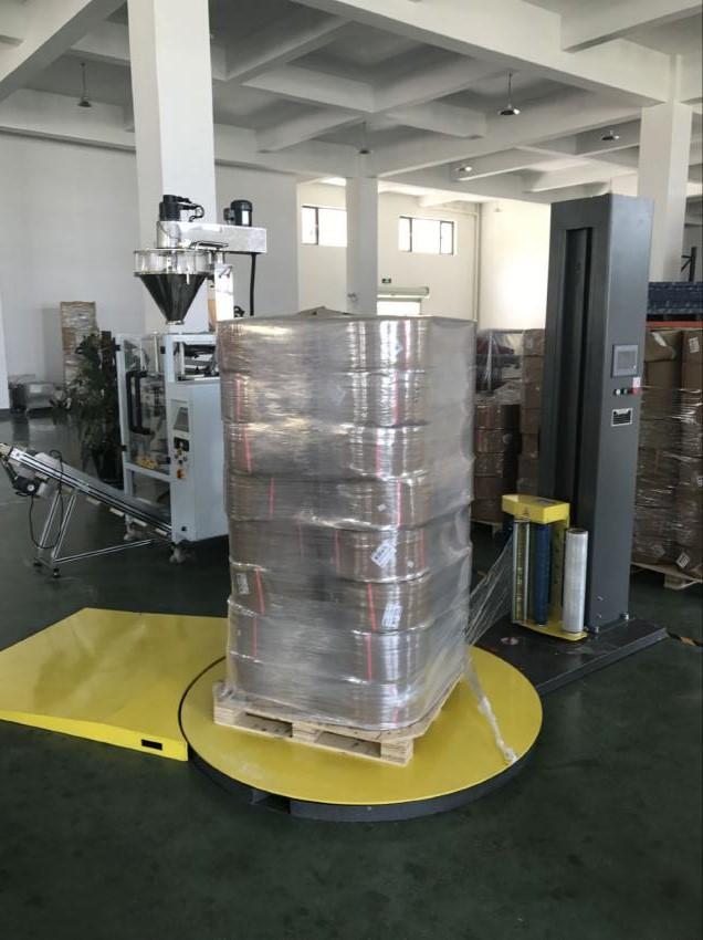 BL1650P Electric Automatic Pallet Stretch Film Wrapping Machine for Food Beverage Textiles Commodity Chemical Apparel 10