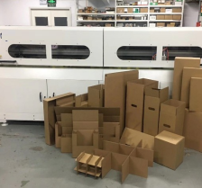 PRY-1800 Single Pass Automatic Carton Box Sample Cutting Machine 10