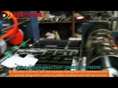 ZF-480 Automatic Self Seal Pocket Wallet Envelope Making Machine with Peel Seal