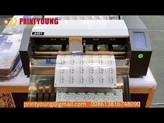A491 Auto Feeding Digital Flatbed Sticker Single Paper Plotter Half Label Die Cutting Machine