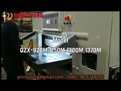 5.5kw Automatic Paper Cutting Machine with 930mm Front Table Height