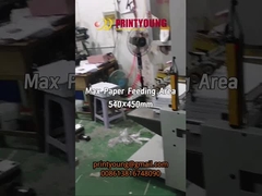 PRY-55 Imported Contactor Solid State Heating Automatic Servo Gold Hot Foil Stamping Machine