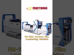 FM-1100 Multifunctional Automatic Vertical Film Laminating Machine with Round Knife