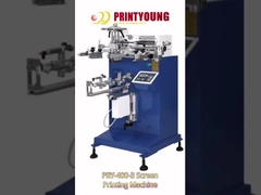 PRY-400-3 Semi Automatic Diameter 120mm Cup Round Screen Printing Machine