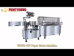 PRYXG-80 80 m/min 9 Cutters Paper Drinking Straws Making Machinery