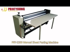 PRY-2200 Manual Corrugated Paper Board Sheet Pasting Machine