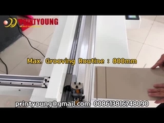PRY-800 Electric Paper Board Slotting Grooving Machine with Touch Screen