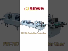 PRY-780 Fully Automatic Side Pasting Plastic Box Folding Gluing Machine