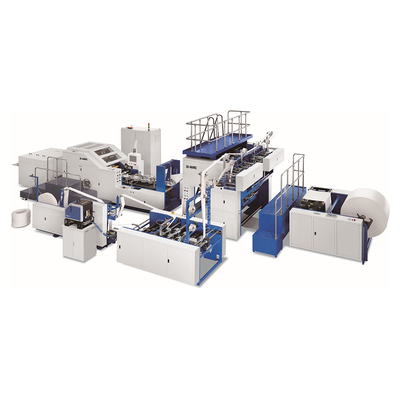 460rs Thickness Automatic Roll Sheet Feeding Paper Bag Making Machine 120bags/Min 42kw