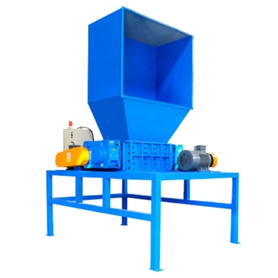 Double Shafts Thick Waste Paper Processing Machinery For Crushing Books