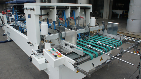 Automatic Straight Line Carton Box Folder Gluer Machines High Speed ZH-1300