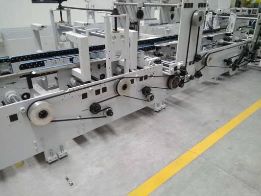 4 / 6 Corners Box Folder Gluer Machine Automatic Straight Line Lock Bottom PRY-850IV/1100IV