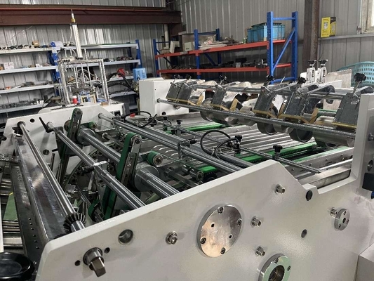 PRY-Q1200 Double Lines Erecting Hamburger Box Forming Machine With Full Servo Motor