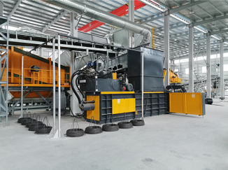 JPW100QT-DZ Horizontal Full Automatic Continuous Waste Paper Recycling Press Baler