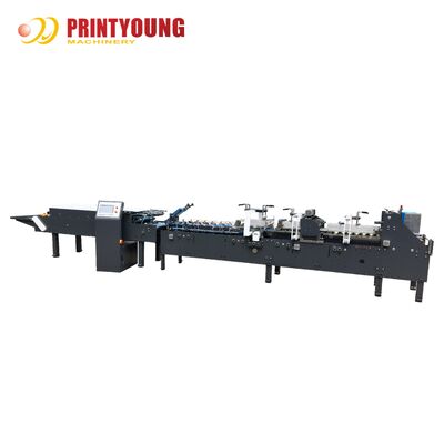ZH-600G 700G 800G Automatic Feeding Folder Gluer Box Forming Machine with Crash Lock Bottom