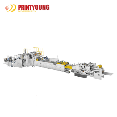 KL-H Fully Automatic Sheet Fed Shopping Bag Making Machine with Twisted Paper Rope Handle Motorized High Productivity