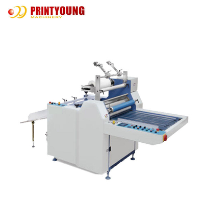 Semi Auto Roll Bopp Thermal Film Laminating Machine For Cardboard Eyelash Box