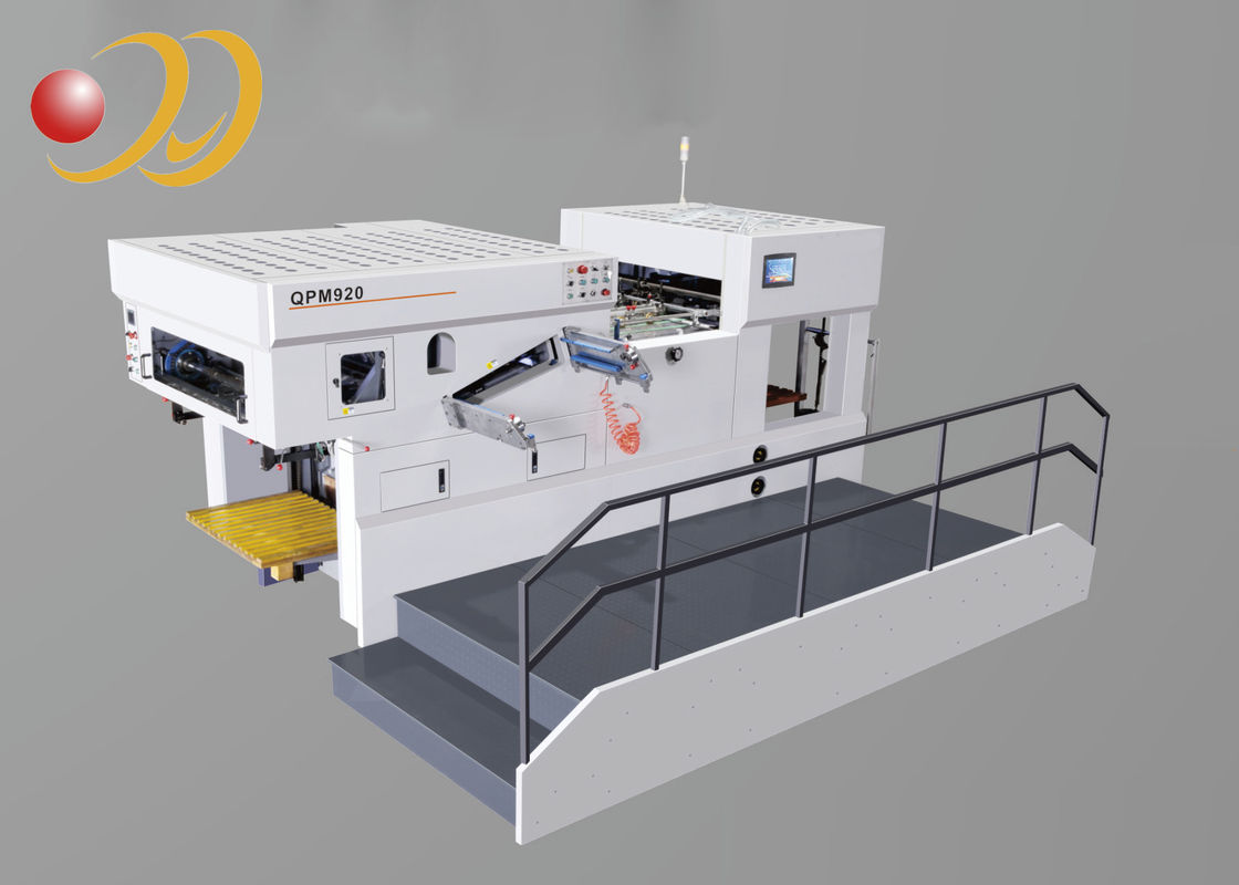 Easy Operation Paper Cut Machine , Die Cut Paper  With Waste Stripping