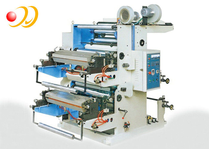 Roll To Roll Label Sticker Flexo Printing Machine Two - Color