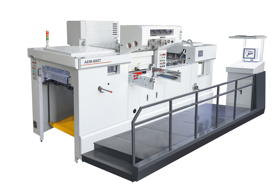 Servo Motor Paper Sheet Cutting Machine Foil Stamping Machine CE Certification