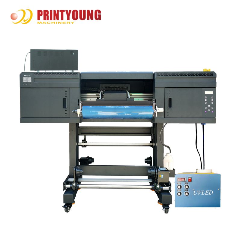 PRY-604WX UV DTF Printer Automatic 220V Stainless Steel Printing Machine I1600 Printhead Compatible