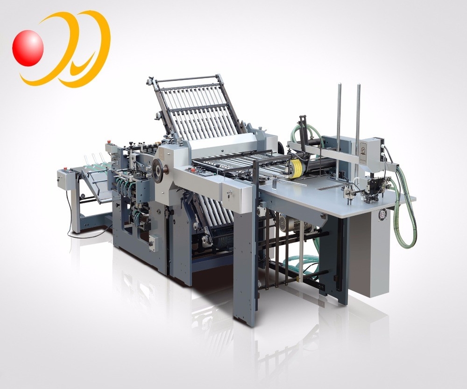 Combined 150m/Min 200gsm Paper Folding Machine With Sound Barrier